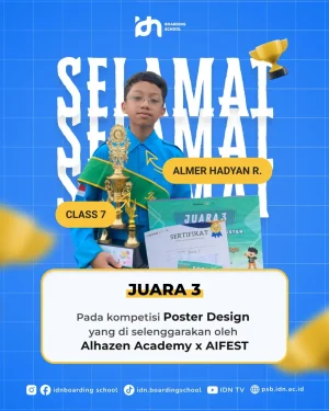 Boarding School Islami Terbaik : Almer Hadyan Juara 3