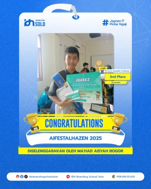 Boarding School Islami Terbaik : Gavyn Juara 2 di AiFestAlhazen